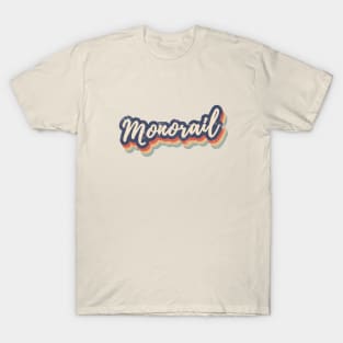 Monorail Retro Vintage T-Shirt